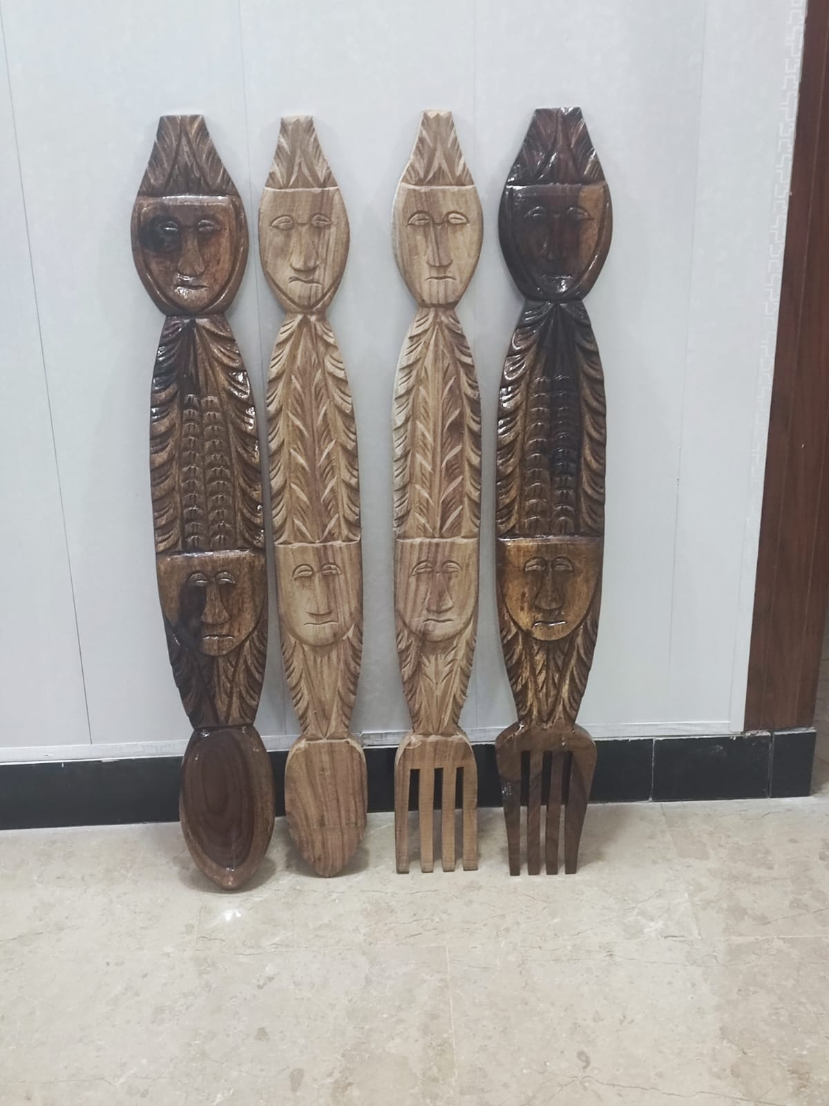 Wooden Tribal Spoon