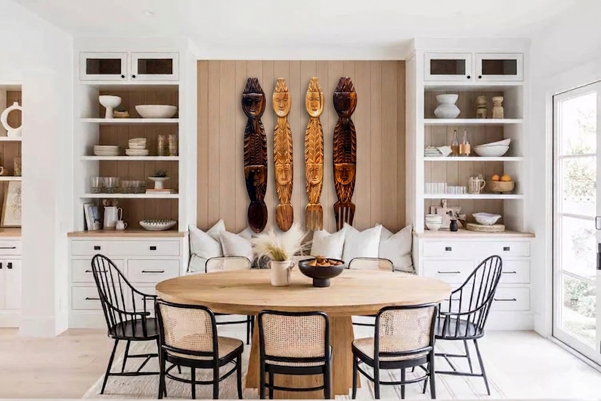 Wooden Tribal Spoon
