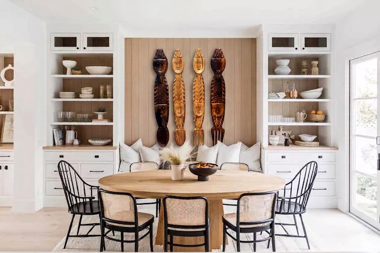 Wooden Tribal Spoon