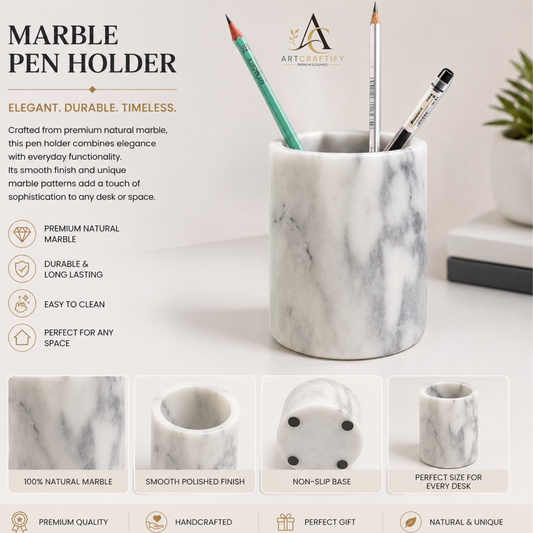 Marble Pen Holder
