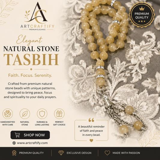 Natural Stone Tasbeeh