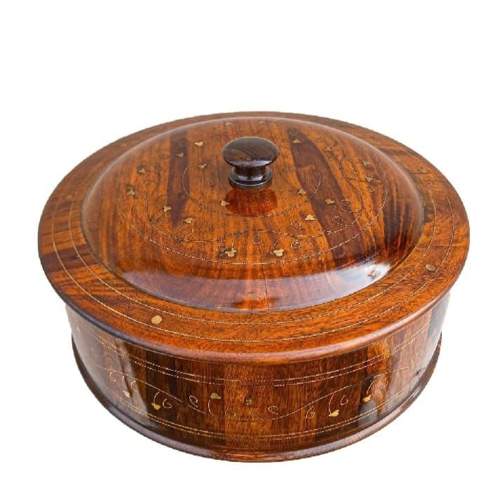 Wooden - Copper Embossed Hotpot