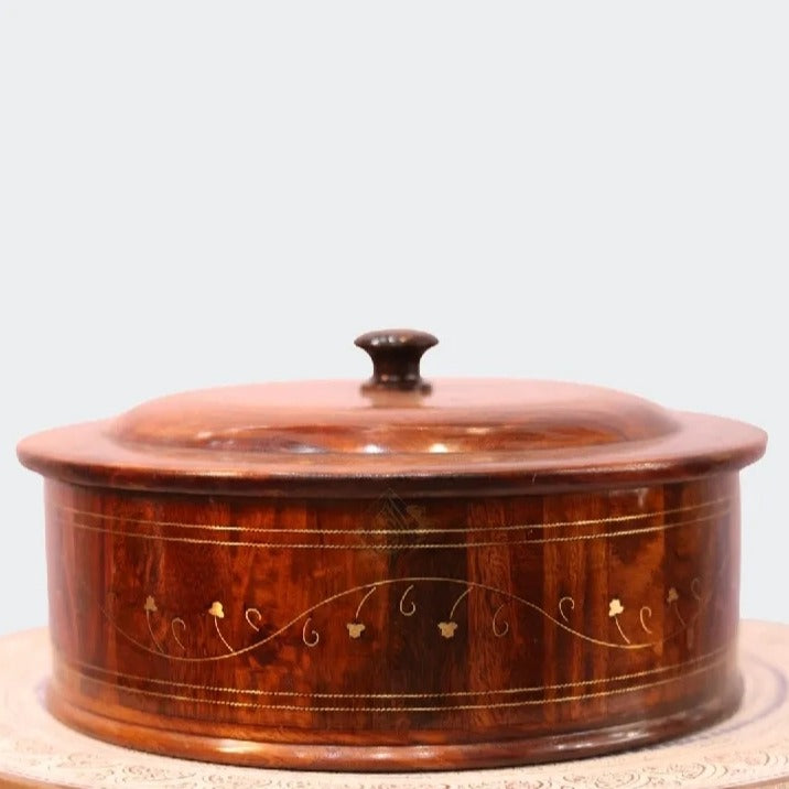 Wooden - Copper Embossed Hotpot