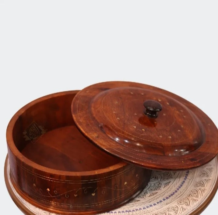 Wooden - Copper Embossed Hotpot